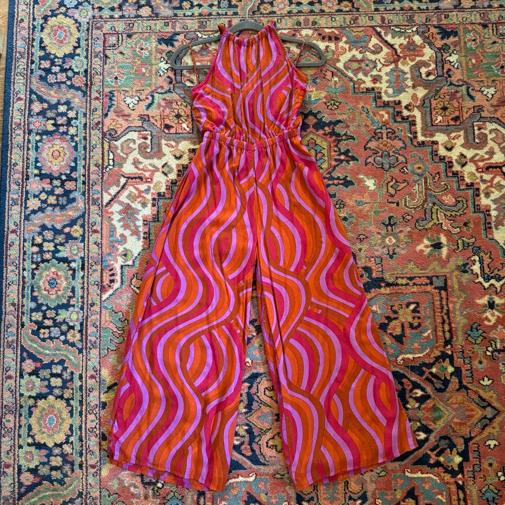 NWOT Funky Wide Leg Jumpsuit